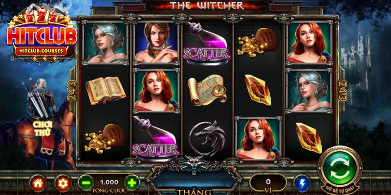 Các biểu tượng phổ biến trong The Witcher HitClub