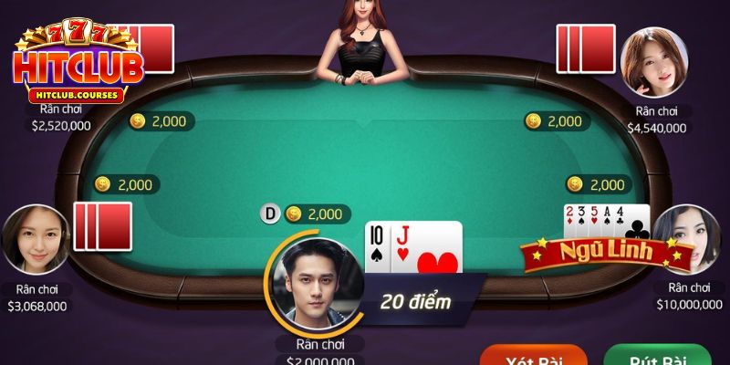 Cách tính điểm game bài Xì Dách HitClub