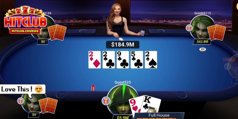 Game bài Poker hấp dẫn tại HitClub