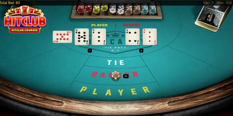 Hướng dẫn cách chơi bài Baccarat HitClub chi tiết