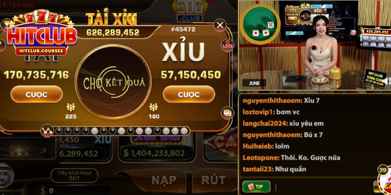 Live casino Hitclub được trang bị công nghệ tối tân