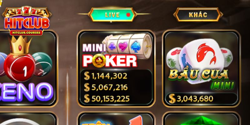 Poker Mini Hitclub: Cơn Sốt Game Đổi Thưởng Thế Hệ Mới