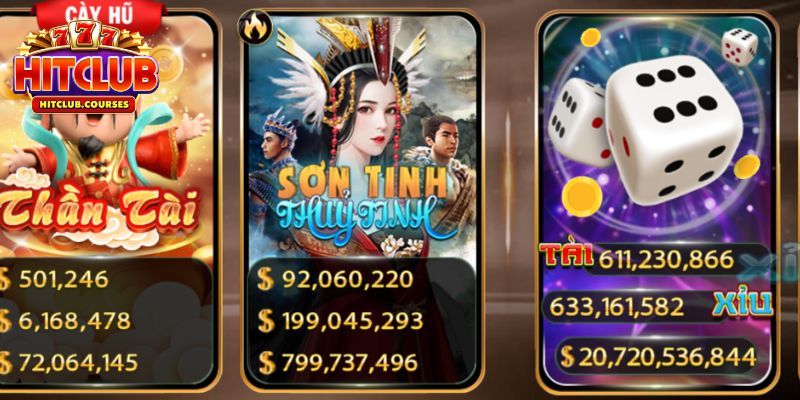 Sơn Tinh Thủy Tinh HitClub - Game Slots Rinh Vàng Ngàn Năm